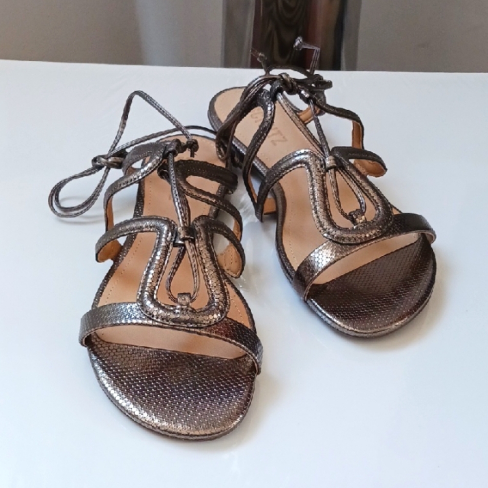 Stylish Metallic Sandals